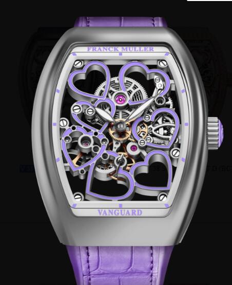 Review Franck Muller Vanguard Lady Heart Skeleton Replica Watch Cheap Price V 38 S6 SQT HEART (VL) - Click Image to Close